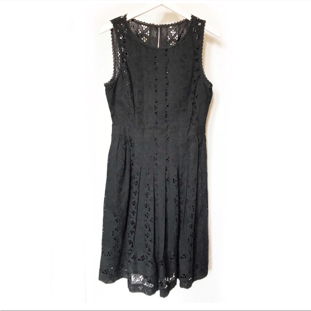 🥂 J crew collection pleated eyelet dress size 2 - Picture 2 of 4
